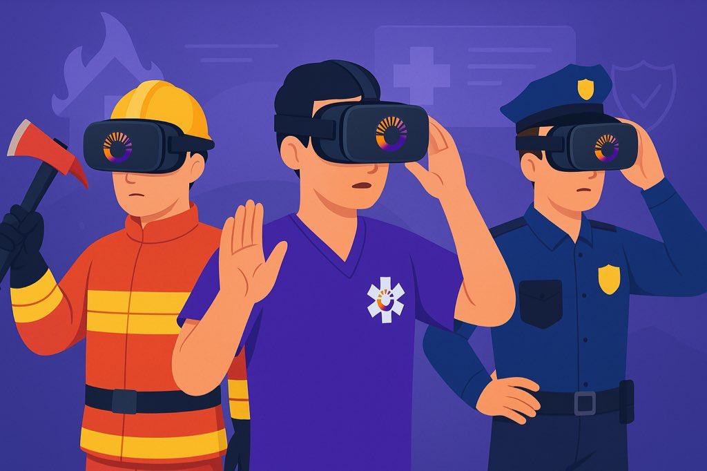 feathersBTC's tweet image. Emergency services can train together in real-time using LarkXR tech from $PVS