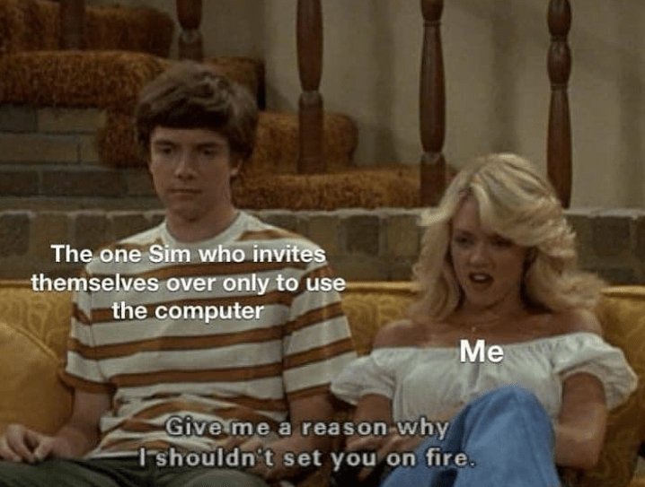 Sims_Nostalgia's tweet image. Always on that damn computer 🔥
