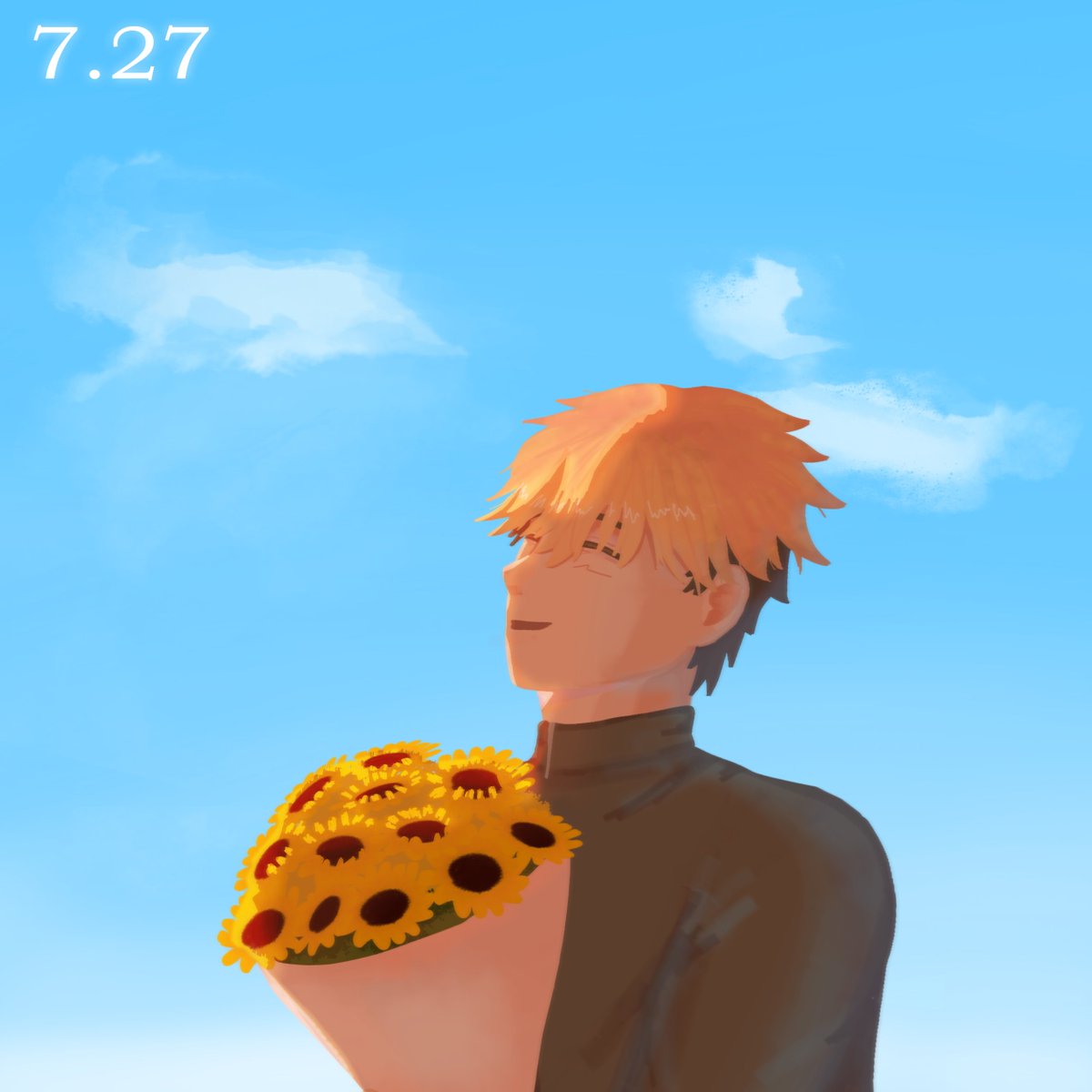 Kuchito360's tweet image. XIA FEI DAYY! the sunflower boy #linkclick #时光代理人 #XiaFei
i'm bad at drawing flowers yet i use them in almost everything