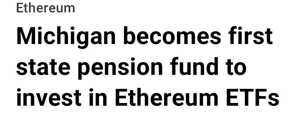 As Ethereum $ETH gets integrated into almost every layer of global finance, infinite bids emerge similar to Pensions/401k’s