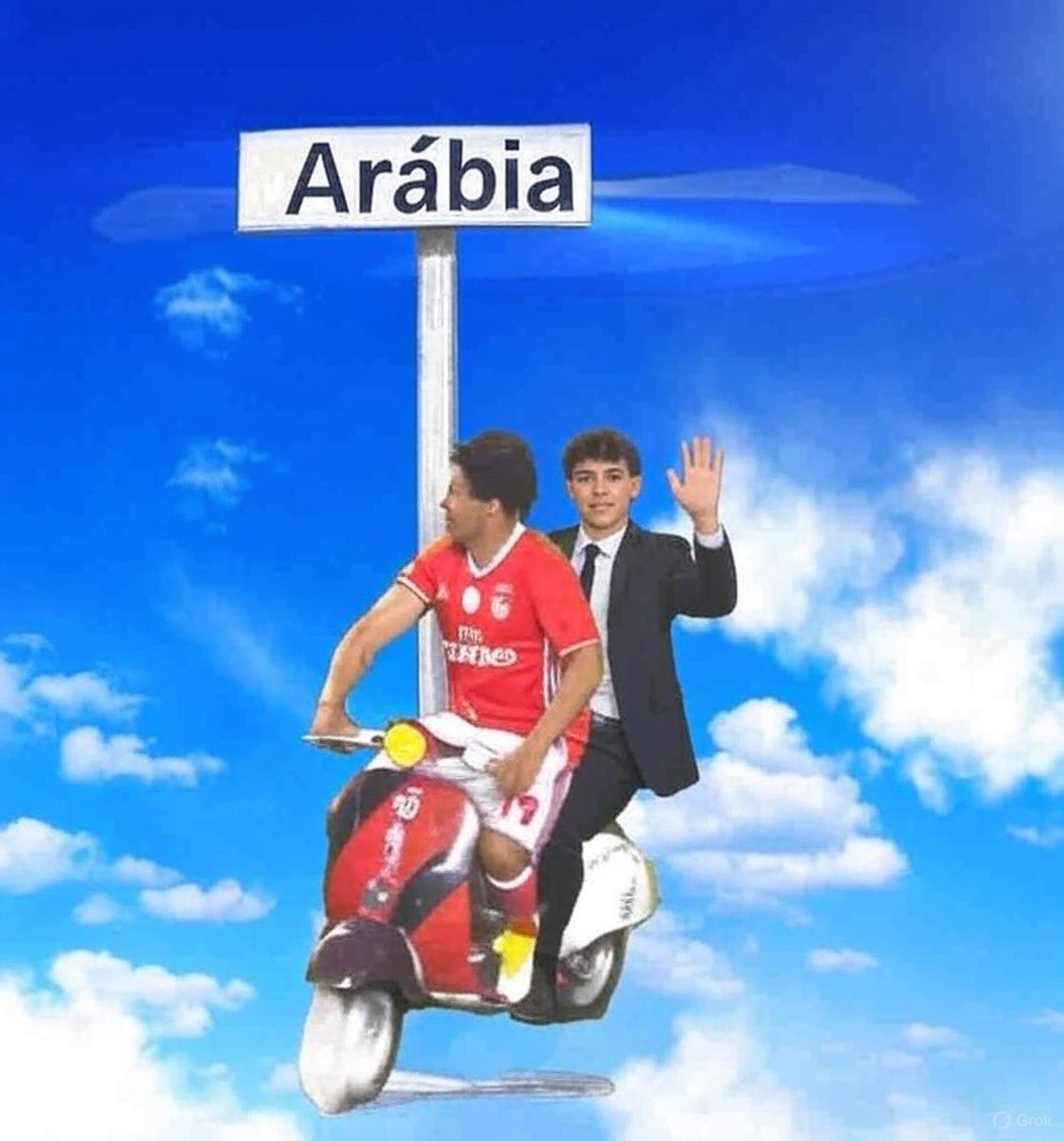 "Labregos, amo-vos muito! Eu e o Bernardo! Ass. Félix"