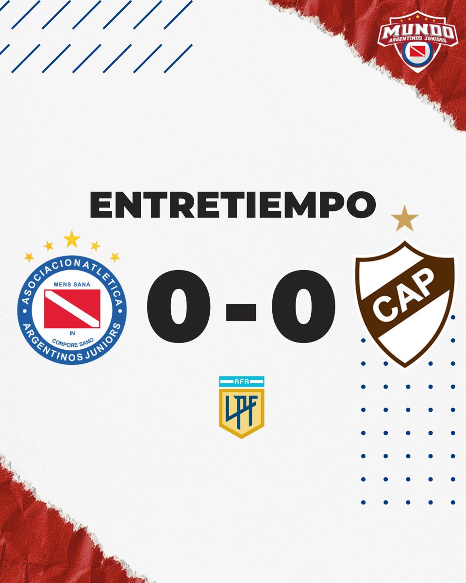 MundoAAAJ's tweet image. #AAAJ | ¡FINAL DEL 1ER TIEMPO! ⏱️ ‼️
Argentinos empata 0-0 vs Platense por la fecha 3 del Torneo Clausura 2025.
¡¡VAMOS BICHOOO!! 🐞❤️