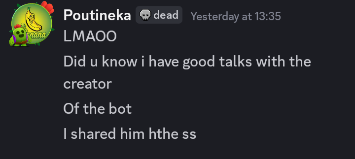 MageKnights1's tweet photo. If you get a DM from Poutineka on Discord

- Please DO NOT engage with the user!

- Block Poutineka immediately!

- If you find anything suspicious or think Poutineka may be trying to contact others or spot any alts, please DM me. https://t.co/HBAsZOo01S