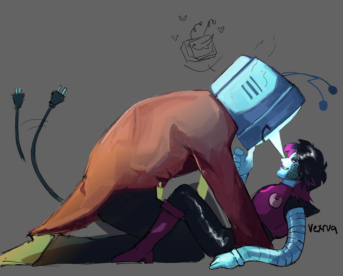 vexrua's tweet image. I really like them #mettatenna #deltarune