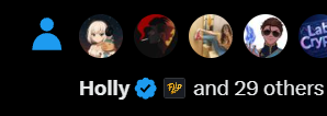 smexor1's tweet image. Guys, let’s wrap it up — the legend @holly_web3 just followed me 🔥

Day officially made. 
Thank you, truly appreciate it! 🙌💙