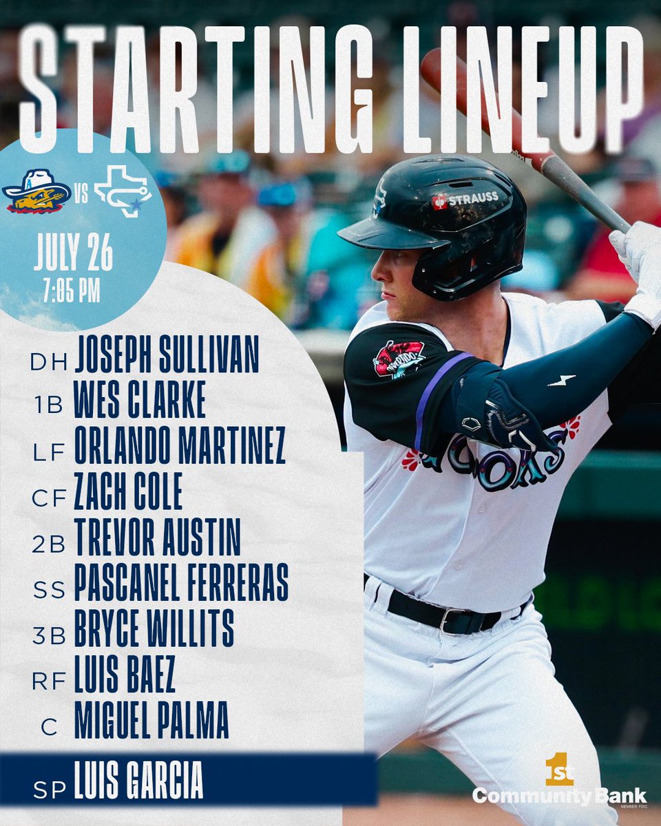 cchooks's tweet image. Saturday with the Hooks.
📍Whataburger Field
📺milb.tv | @Bally__Sports | KDF-TV
📷@1360KKTX | bit.ly/Hooks-Radio