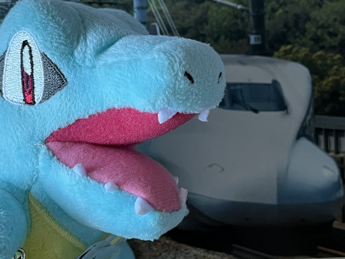 waninoko_travel's tweet image. トレイントラベラーズメンバーと
現役新幹線の相棒たち🚅🚄
弾丸くん(ラムパルド)とE7系(W7系)の
おでこと目(ライト)の位置は完璧一致
してるしエクボくん(オーダイル)と
N700Sの笑窪も顔の筋も結構共通してる
ことがわかったからこれから新幹線を観るのがもっと楽しくなりそうって思った🤣笑