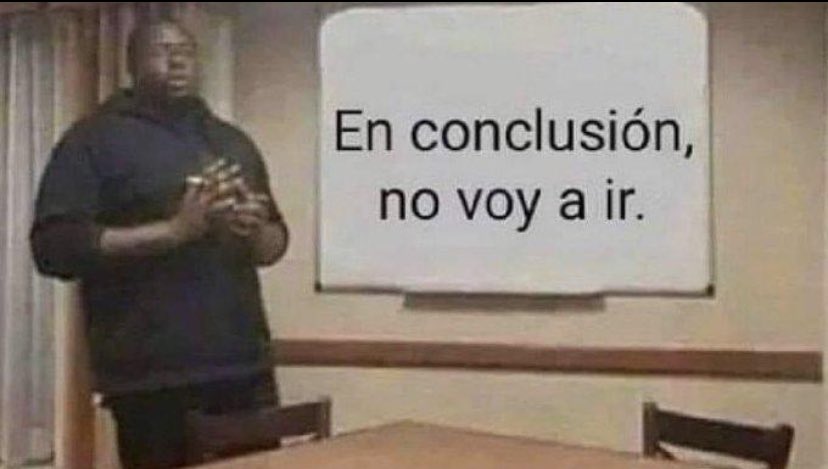 Lucichero's tweet image. Toda situación en la que me quieran involucrar y de la cual yo no desee participar, de ahora en más: