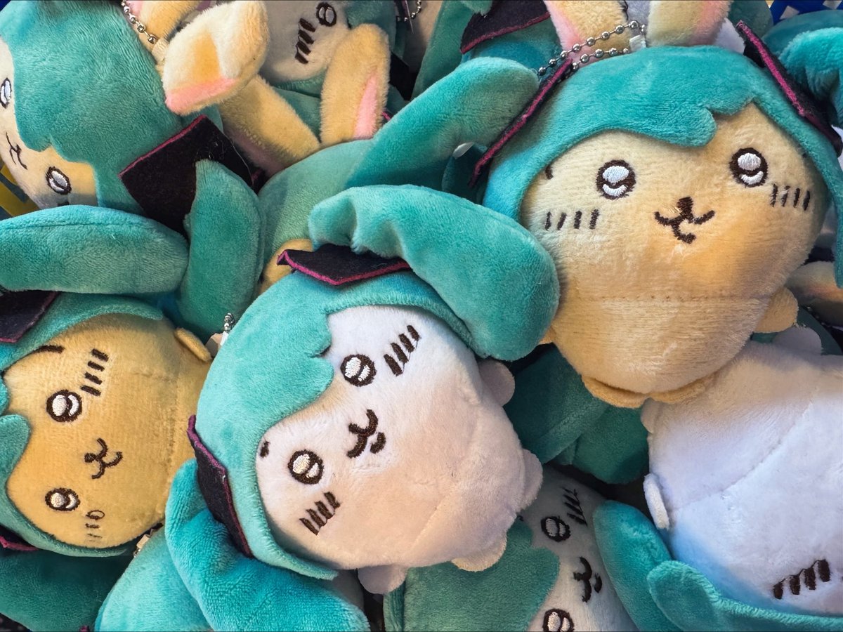 chiikawa X miku 🩵🩵🩵 #chiikawa #miku #hatsunemiku #mikuhatsune #usagi #plush #plushies #greensboro #greensboronc #nc #northcarolina