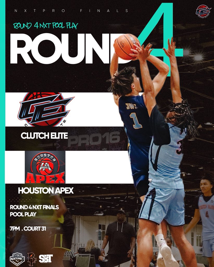 ClutchElite20's tweet image. Built For This.
Next Game:
🆚 Houston Apex
📍 Court 31
🕖 7:00 PM
@nxtpro_hoops . @PRO16League
#BeTheNXTPro #ClutchFam