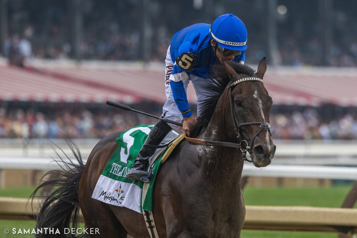 sdeckerphoto's tweet image. Sovereignty's still king! The dual Classic winner ruled the Grade II Jim Dandy Stakes at the Spa with @JuniorandKellyA onboard for owner @godolphin and trainer Bill Mott.
Shot for the @saratogaspecial