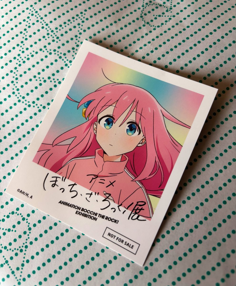 atsuuuu________'s tweet image. グッズ購入特典はぼっちちゃんでした