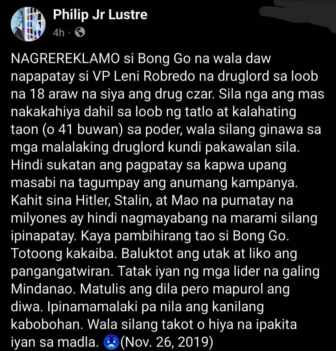 MagooBlues's tweet image. #TheDavaoMafia #TheDavaoTriad #ImpeachSaraDuterteNow #MurderersFromDavao #TraitorsFromDavao #ICC #CorruptionIsMoreFunInThePhilippines