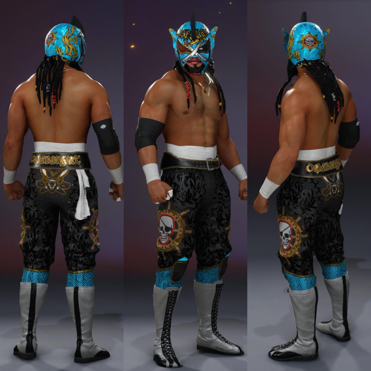 mackonslaught's tweet image. "Every few years niggas think they can deal with the real
Now I gots to fuck cypress hill
I got a voice you should fear!
I drink a beer bust a rap and end your fucking career"
Entrance gear and in game screenshots in the comments
#Portsideproblem #Megalodon #WWE2K25