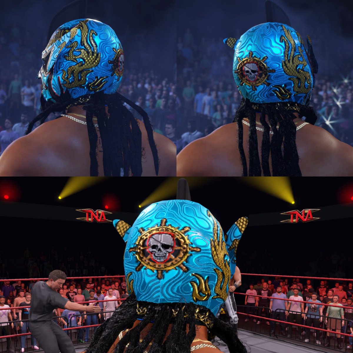 mackonslaught's tweet image. "Every few years niggas think they can deal with the real
Now I gots to fuck cypress hill
I got a voice you should fear!
I drink a beer bust a rap and end your fucking career"
Entrance gear and in game screenshots in the comments
#Portsideproblem #Megalodon #WWE2K25