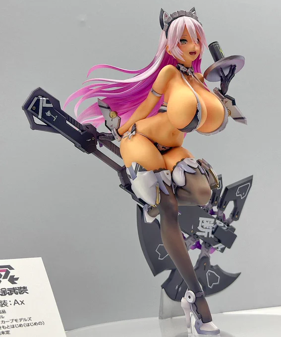 冥途武装:Axフィギュアのデコマスお披露目です!waveさんブースにお立ち寄りの際は是非ご覧ください。 #WF2025S
