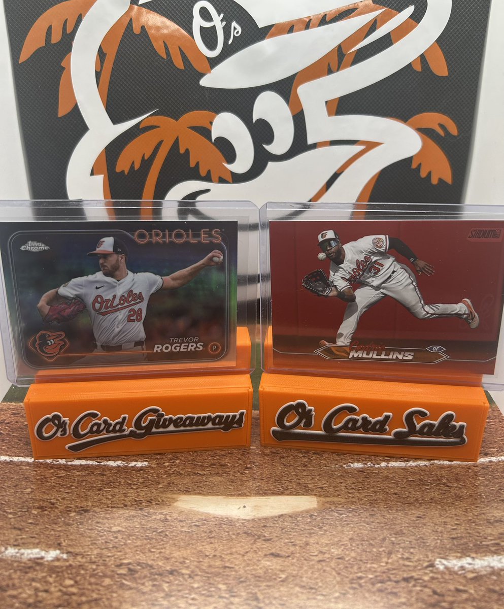 ORIOLES WIN!!! Like retweet and follow! I’ll select two lucky winners tomorrow during the game. First winner gets the Trevor Rogers Refractor! Second gets the Cedric Mullins red stadium club card! #Birdland