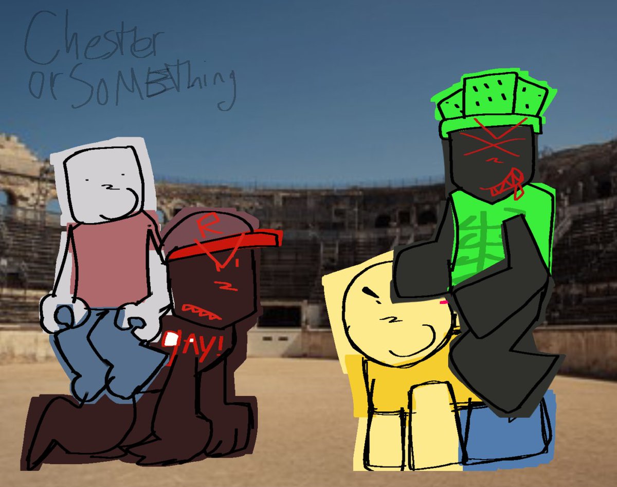 chester0rSmth's tweet image. I had some shower thoughts.. #HelloJohnDoe #robloxart #silly