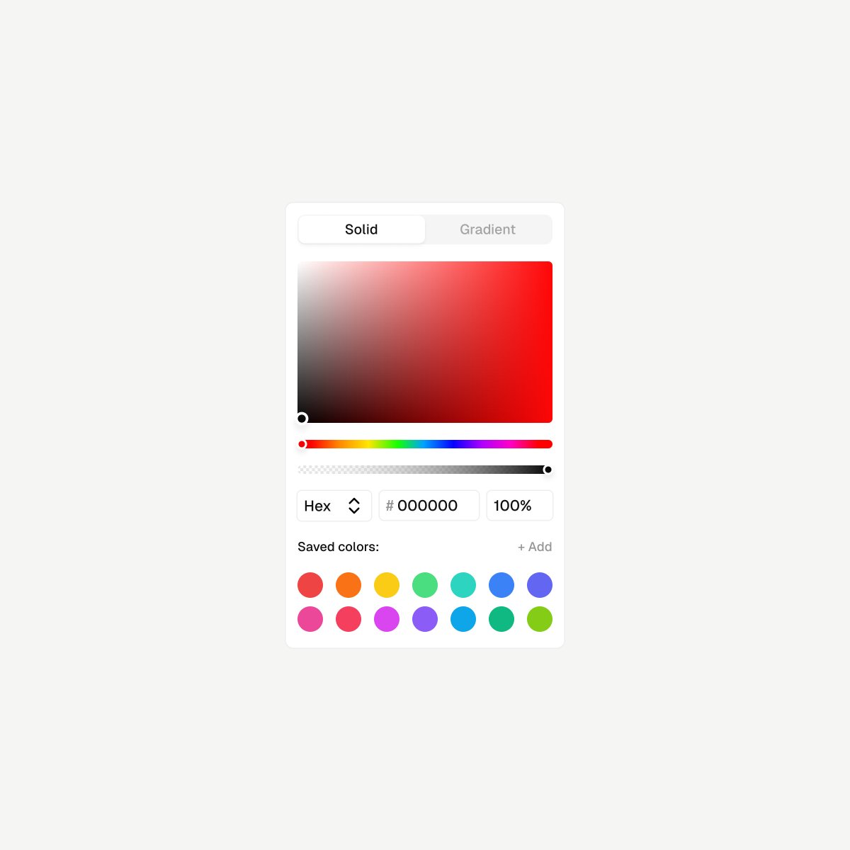stevelauda_'s tweet image. Minimalist color picker.