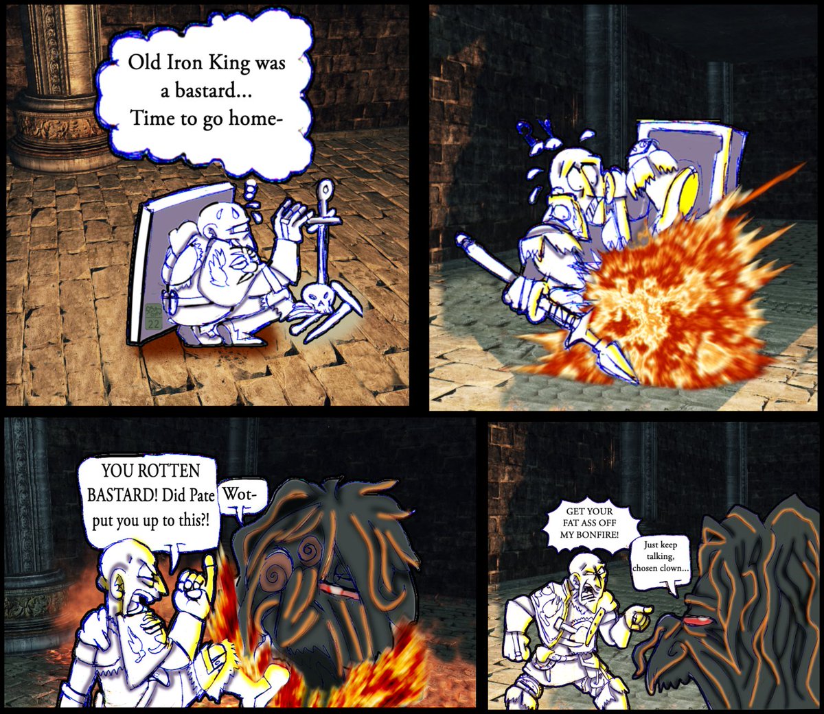 minespatchart's tweet image. [old art]First meeting of Aldia
#ダークソウル2 #フロムソフトウェア #darksouls2  #soulsborne #fromsoftware #soulsbornecommunity #videogameart #minespatch  #scholarofthefirstsin  #noaiused #humanart #鉄板のパッチ #trusytpatches   #aldiascholarofthefirstsin