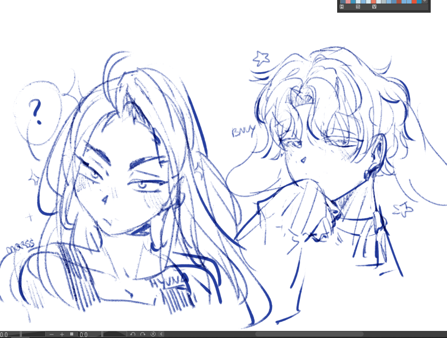 mqrss_'s tweet image. testing new brush :3c #alnst