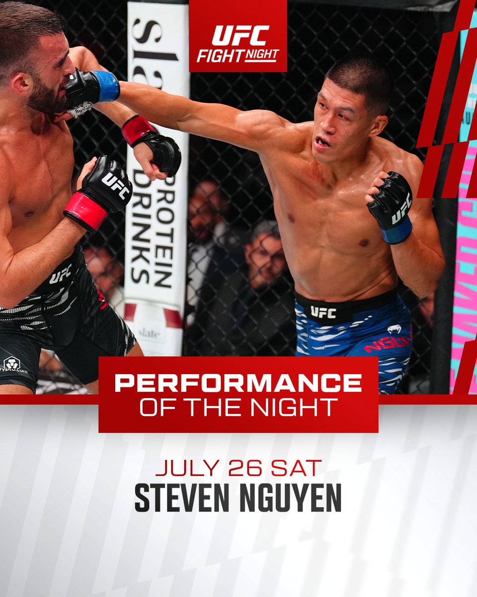 Deux performances percutantes! 😤 

Muslim Salikhov et <a href="/Steven_Win/">Steven Nguyen</a> mettent la main sur les bonus de performance de l'#UFCAbuDhabi!

[ #InAbuDhabi | <a href="/InAbuDhabi/">Abu Dhabi Calendar</a> | <a href="/VisitAbuDhabi/">Experience Abu Dhabi</a> ]
