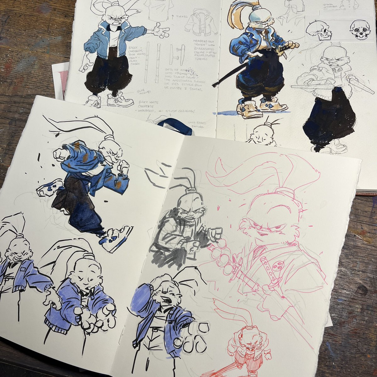 Jared_Cullum's tweet image. Hey!! The cat is officially out of the bag and i can FINALLY talk about this! Thank you all who attended the announcement at SDCC today and those that made it to the signing for the new book series “Usagi Yojimbo: Kaito ‘84”, new Usagi series coming next year…
