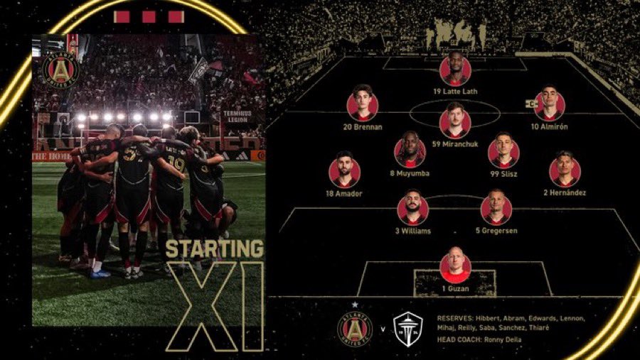 afigue2010's tweet image. ⏰ 7.30pm (ET) venimos con @tonycherchi por #MLSSeasonPass @AppleTV
🏟️ Mercedes Benz Stadium (Atlanta, Georgia)
📺 Por MD 27 @MLSes #Gameon @ATLUTD recibe a @SoundersFC #SummerofSoccer