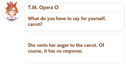 you are THE most pathetic uma i've ever seen, amazing display cygames