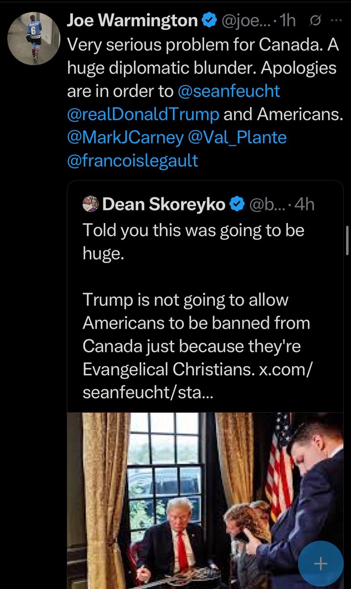 Mark Carney needs to apologize this was a HUGE diplomatic mistake.