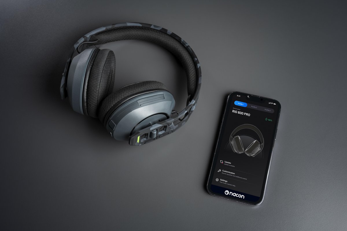 Nacon's tweet image. With the RIG 600 PRO and its mobile app, be the best in any terrain. 🎧 
Optimum customization, long-lasting comfort and up to 24 hours of autonomy.
Get ready to be unbeatable. 🔥 

➡️ nacongaming.com/en/rig-600-pro…

#rig #headset #gaming #nacon