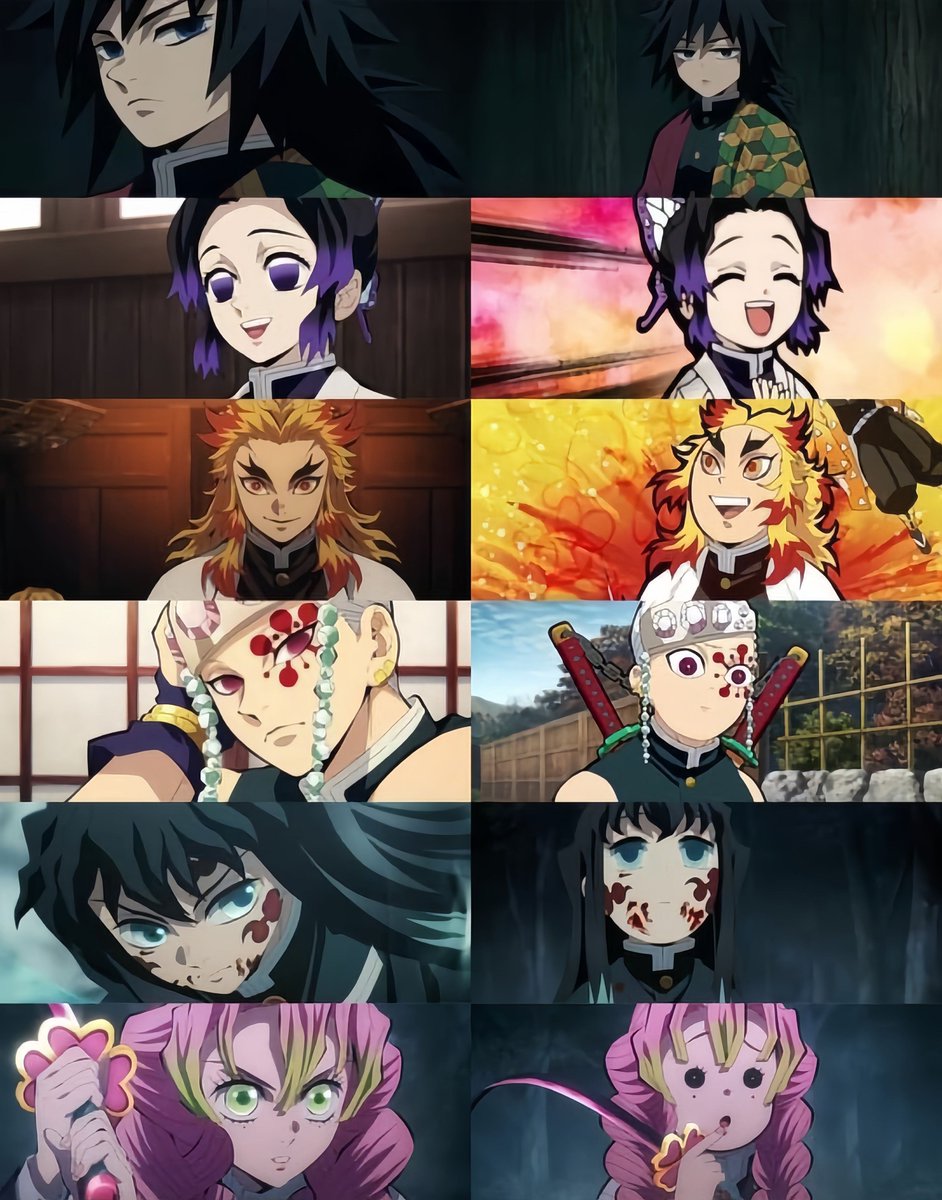 DemonSlayerSc's tweet image. The Hashira have two sides