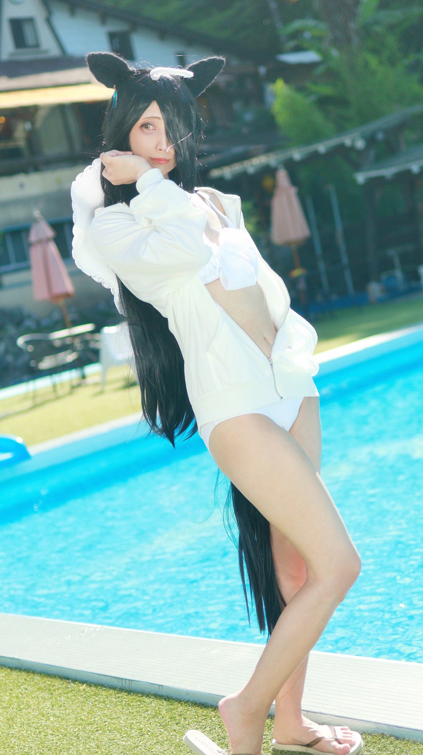 コスプレ衣装/ウマ娘/マンハッタンカフェ/サポカ白水着&夏合宿水着2着 天龍はるか🐴 on X: 