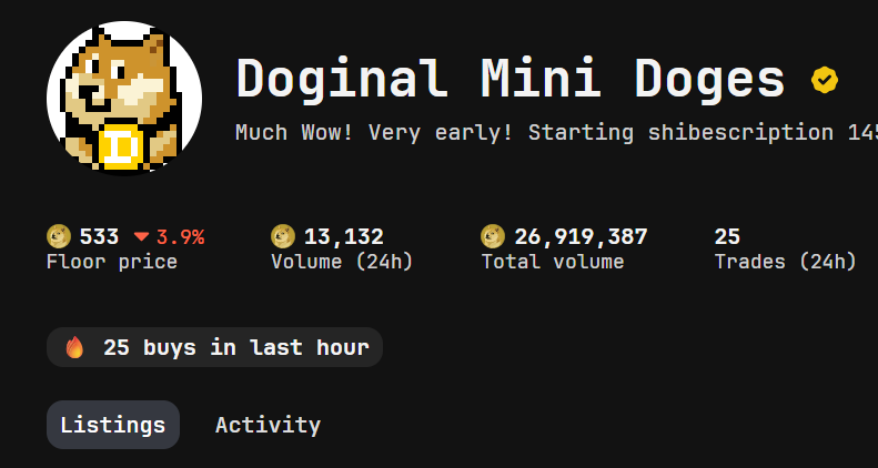 THE KING ON FIRE 🔥 #DOGINALS #DOGECOIN