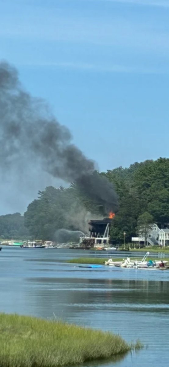 scooperon7's tweet image. No word yet on the cause of this afternoons 2 alarm fire on Woodward Ave in Gloucester…Chief says the person taken to the hospital for smoke inhalation is fine tonight…house is a total loss  #7News