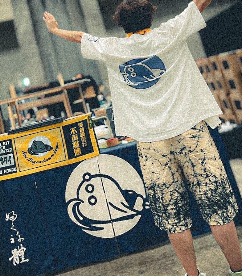 _23ch_'s tweet image. 設営中。