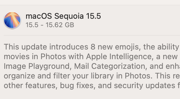 dbasch's tweet image. Apple hard at work. 8 new emojis!