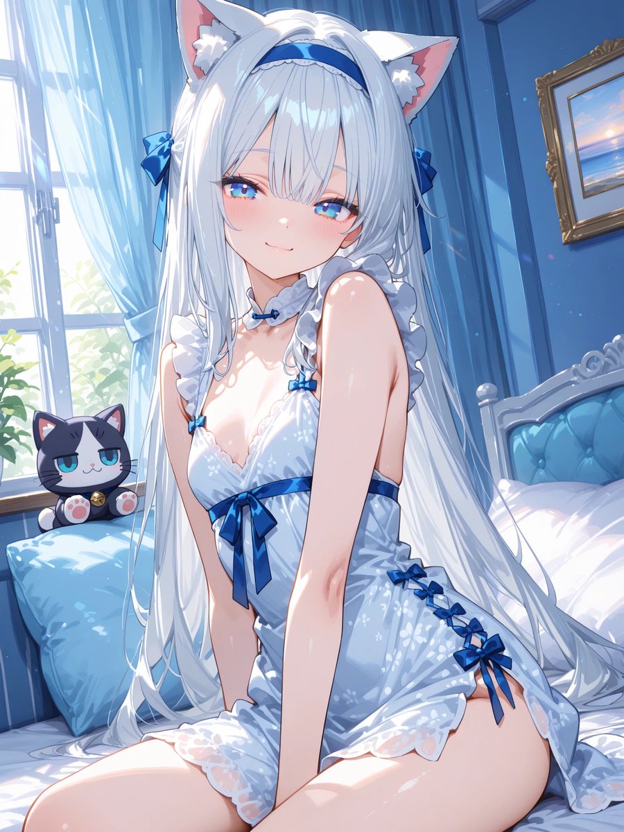 Aiilast's tweet image. おはようニャ☀️
#AIart