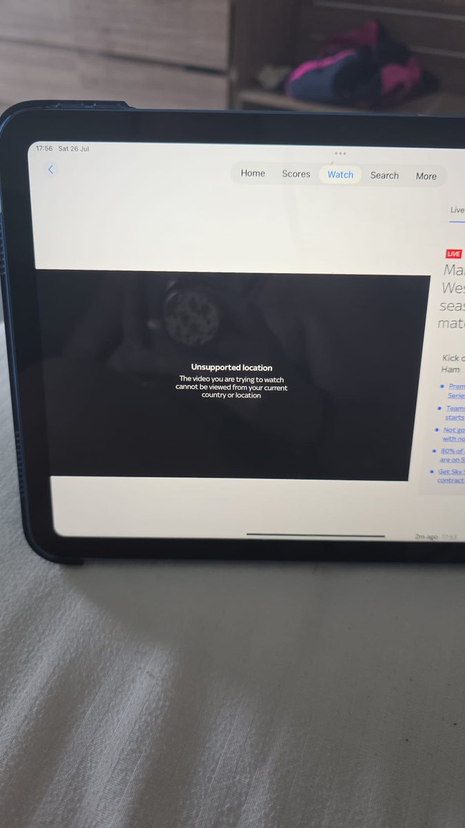BigDaveWHUFC's tweet image. £100 a month for Sky and can’t even access it abroad ffs