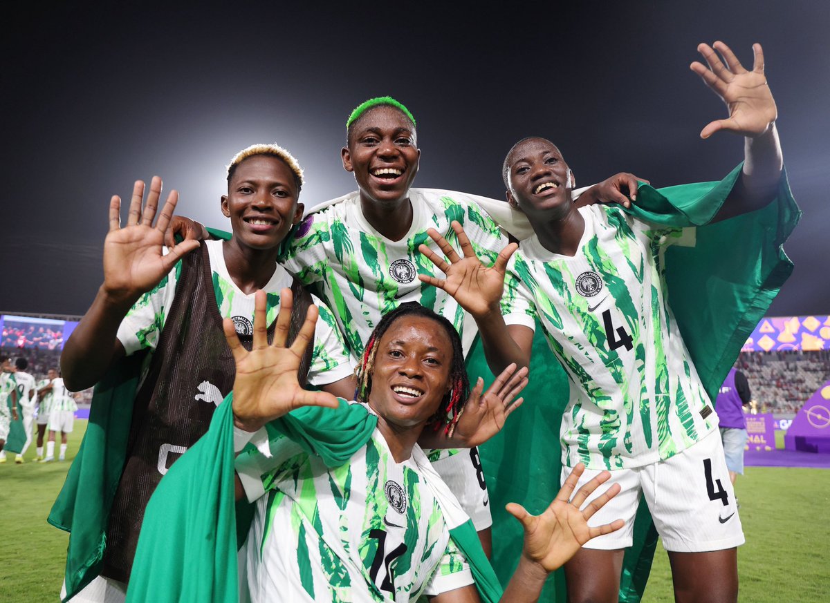 CAF_Media's tweet image. 🤩🤩🤩 Congratulations to @NGSuper_Falcons. The Champions of TotalEnergies CAF Women’s Africa Cup of Nations Morocco 2024. 🙌
They staged an extraordinary second-half comeback to defeat hosts Morocco 3-2 to lift their 10th WAFCON title at the Stade Olympique in Rabat on Saturday…