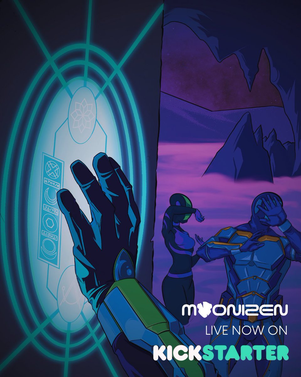 MoonizenStudios's tweet image. **SCENE REVEAL**
🖼️ MOONIZEN | The Obelisk 📖
🪨 The prophecy awakens, join the journey!
Check out the Moonizen Pre-sale on @Kickstarter
kickstarter.com/projects/33375…
#Moonizen #ScifiBooks #Art #Kickstarter #SDCC