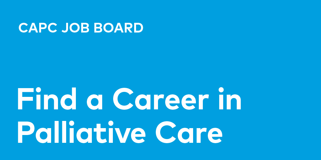 CAPCpalliative's tweet image. Are you looking for a new job or a new team member? The CAPC job board posts open positions for #palliative care professionals. Browse the listings to find career opportunities across the country. Browse jobs &amp;gt;&amp;gt; ow.ly/PiHh50QKb65 #job #hpm #hapc #palliative #palliativecare