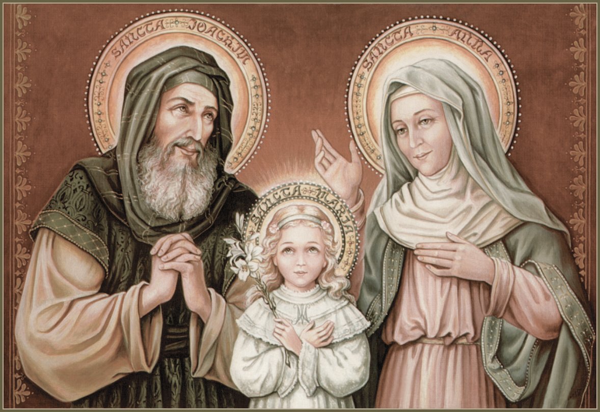 Cyn_Alice's tweet image. Hoje é dia de São Joaquim e Santa Ana, os pais de Maria Santíssima e avós de Deus, que eles intercedam por todos nós.