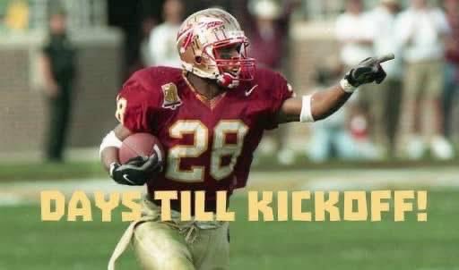 LastWordOnCFB's tweet image. We are @WarrickDunn Days Away from #collegefootball #kickoff. At @FSUFootball, he became the first back in the school’s history to record three 1,000-yard rushing seasons. He finished as the Seminoles’ career leader in rushing yards, gaining 3,959 #countdowntokickoff #28days