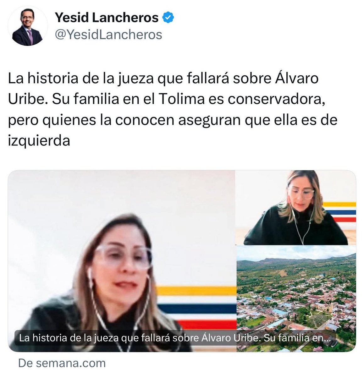 Solanricsol's tweet image. ¿Dónde está la @FiscaliaCol que no hace nada al respecto?
El sicario digital @YesidLancheros debe ser duramente sancionado, lo que este twit contiene claramente es una amenaza 👌🏼