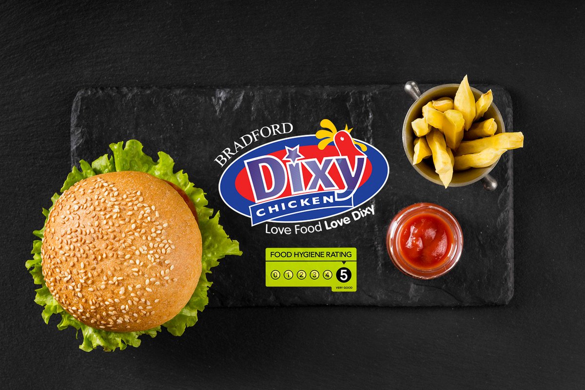 DixyChicken10's tweet photo. So hygienic🤩 #dixychicken #dixy #chicken #Bradford #Hygiene #five #food #love #burger #lettuce #chips #fries #potato #logo #sauce #ketchup #black #negro #delicioso #bonito #verde #green #Barcelona #star #pots https://t.co/YrBVRxDJkW
