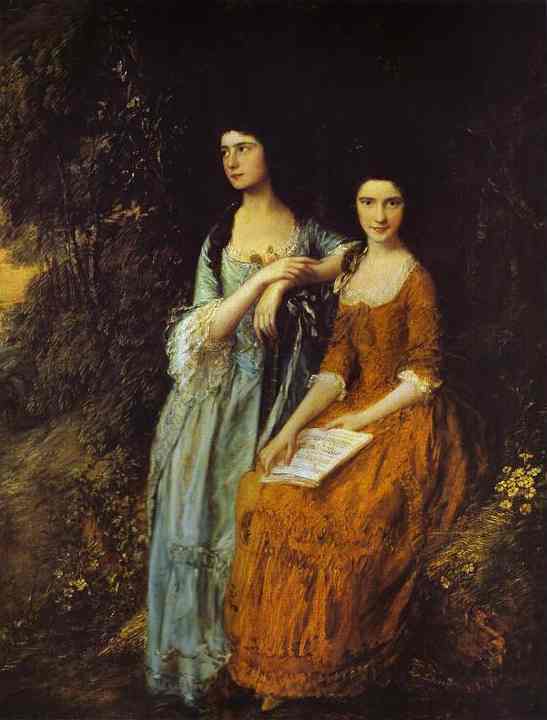 t_gainsborough's tweet image. The Linley Sisters (Mrs. Sheridan and Mrs. Tickell) wikiart.org/en/thomas-gain…