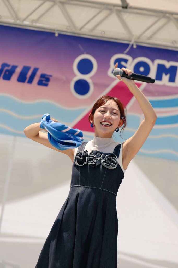 hasa4985's tweet image. サマーバイブス☀🌴🌊🎶
#野島樺乃 さん。