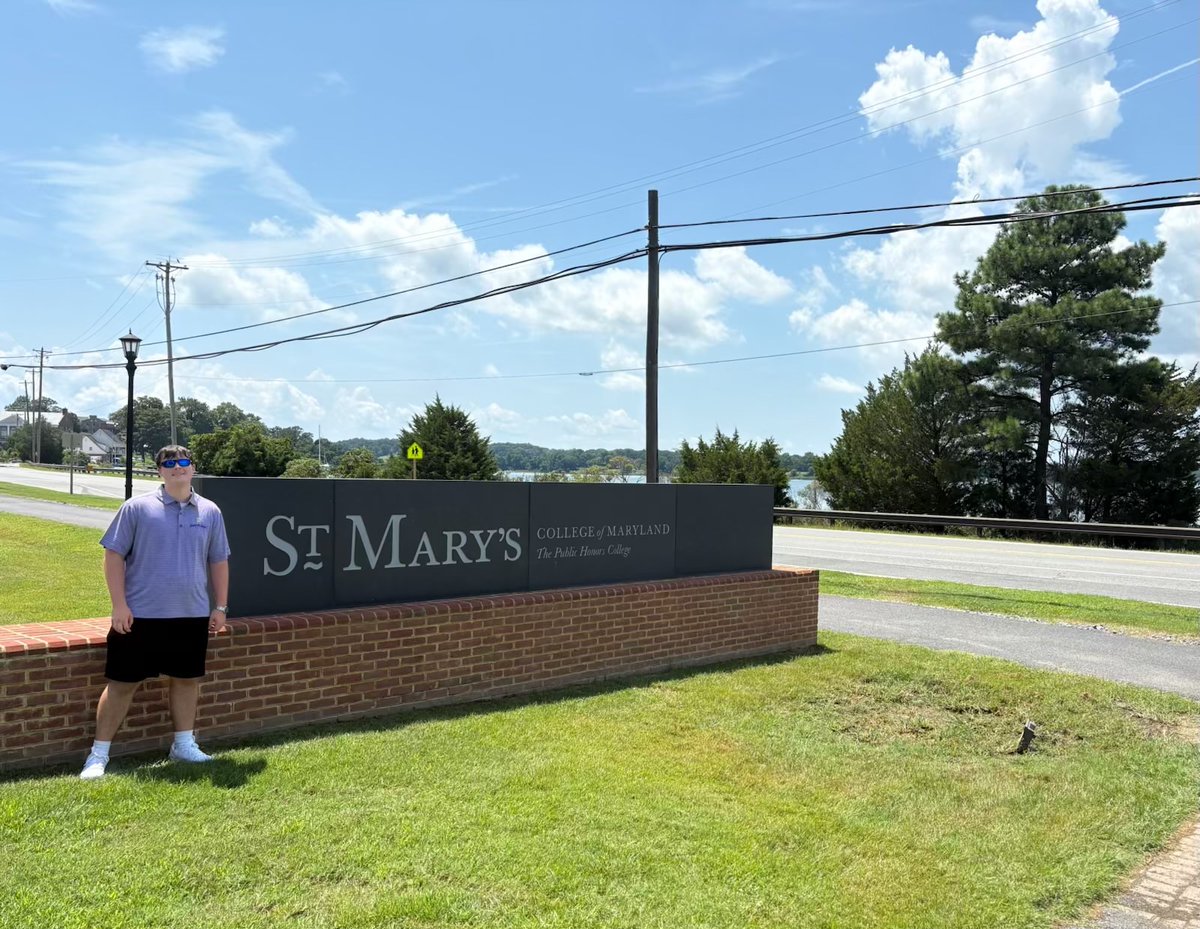 JacobUrbanDavis's tweet image. Had a great visit to St. Mary’s College of Maryland today. Went on an admissions tour and had an amazing conversation with @smcseahawks Director of Track and Field Coach Potter. Thank you for having me SMCM!