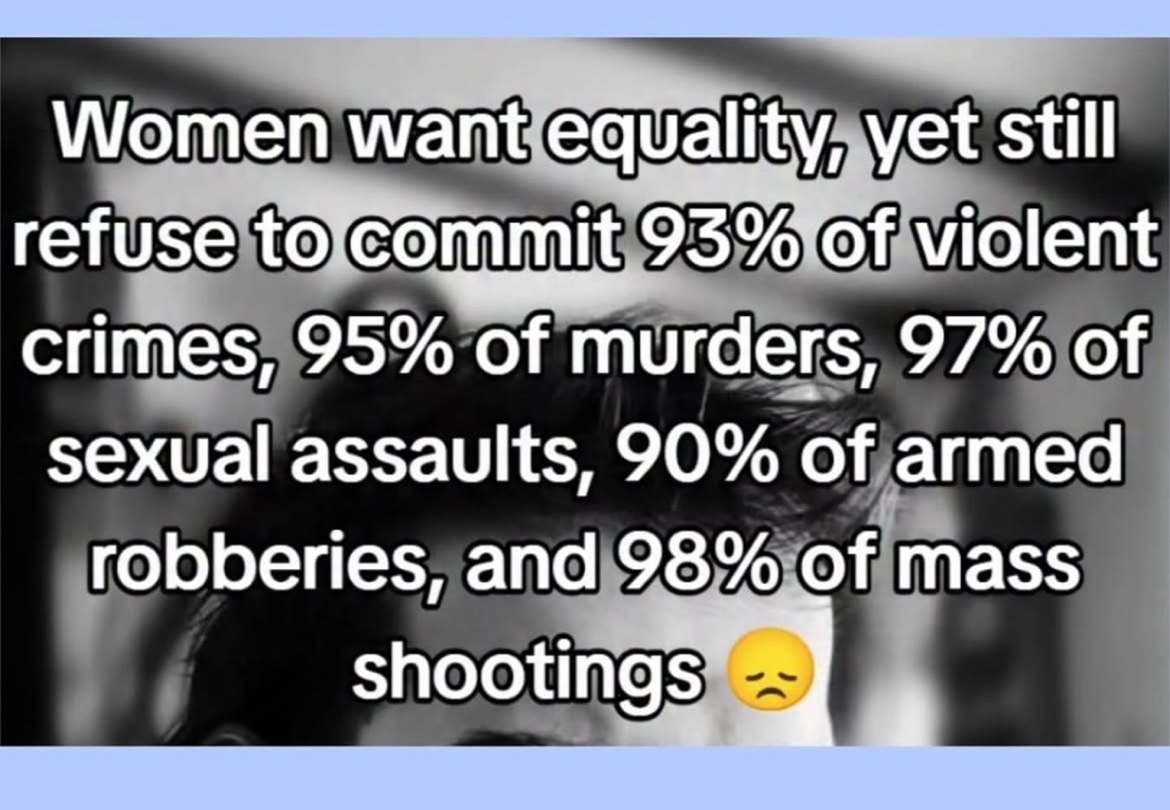 WMurphyLaw's tweet image. From Women’s News.
Looks like Women need to get themselves armed and dangerous if they want true equality.